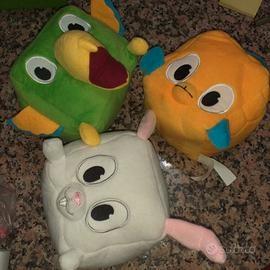 Peluche cubetti animali