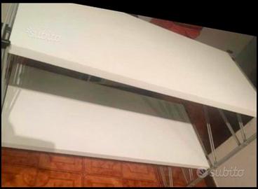 Mobile libreria consolle laminato bianco