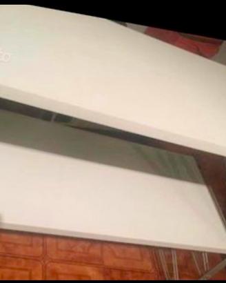 Mobile libreria consolle laminato bianco