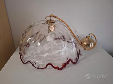 Lampadario in vetro di Murano firmato La Murrina