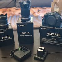 CANON R50 + OBIETTIVI