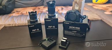 CANON R50 + OBIETTIVI