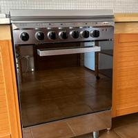 Cucinotto GLEM 4 fuochi + forno - acciaio inox