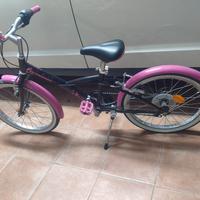 bici da bambina b'twin ruote da 20 pollici