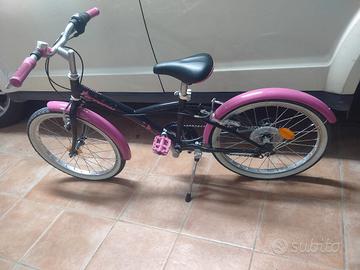 bici da bambina b'twin ruote da 20 pollici