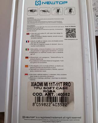 custodia nuova  per smartphone xiaomi 11T/11T pro