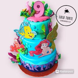 torta scenografica Ariel