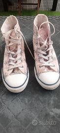 Converse rosa con stelline 