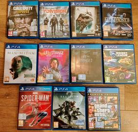 vari giochi Ps4 