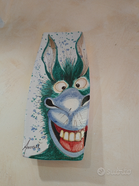 Quadro Asino in ceramica di Vietri