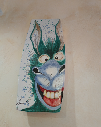 Quadro Asino in ceramica di Vietri