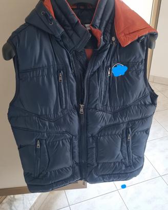 piumino smanicato  