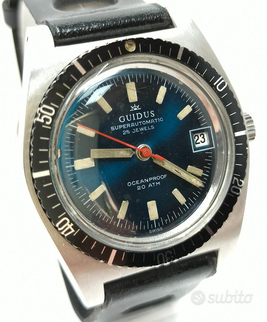 Orologio Guidus Oceanproof superautomatic 35mm Abbigliamento e