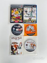 Lotto 5 giochi ps2 dragon ball z tennis dog’s life