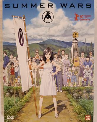 film anime "Summer Wars" box in cartonato dvd