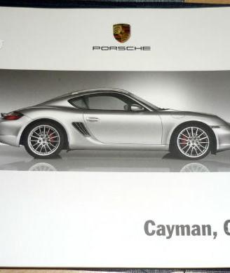 Porsche CAYMAN.Libretto istruzioni anno 2007