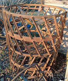 Gabbie in ferro per trattore