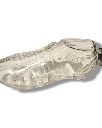 Bottiglia in vetro a forma di scarpa da calciatore