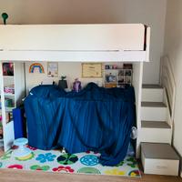 Letto a soppalco una piazza e mezza ZG