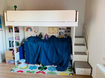 Letto a soppalco una piazza e mezza ZG