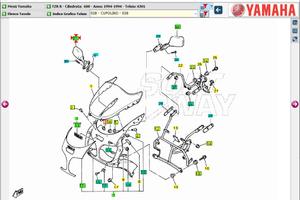 Specchio Dx Yamaha YZF R 750 4FM262900000