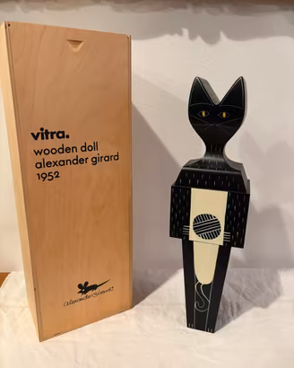 Vitra Wooden Doll Cat Large Alexander Girard