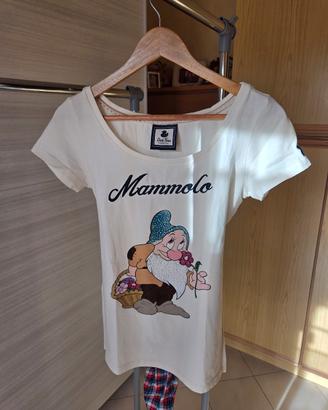 T-Shirt "Disney" donna taglia L colore panna