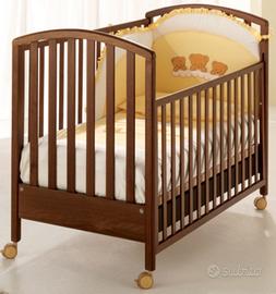 Lettino mibb color noce