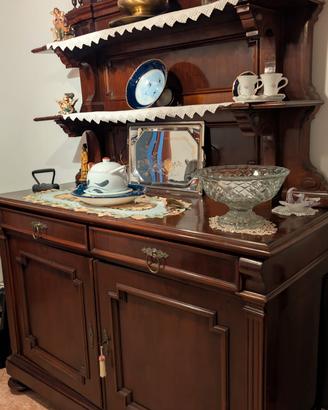 Credenza d epoca restaurata legno massello l