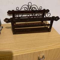 Mensole antiche in ferro battuto