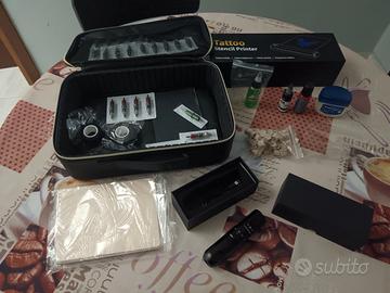 macchinetta tatuaggi set 