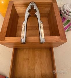 Artigianat Trentino del legno portafrutta a guscio