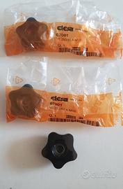 3 Manopole Elesa VC.253 M10 filetto passante