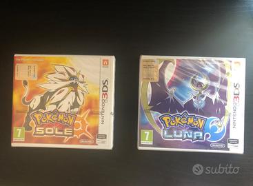 Pokemon Sole e Pokemon Luna Nuovi sigillati
