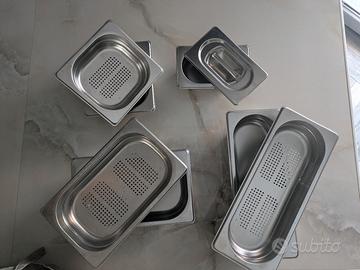 Set pentole per cottura a vapore in acciaio inox