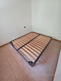 letto matrimoniale a doghe