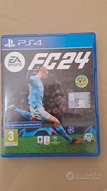 gioco calcio FC24 per PS4