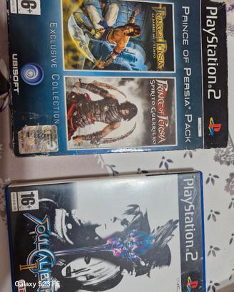 tre giochi per PS2 prince of Persia pack e soul ca