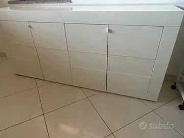 Madia laccata bianca