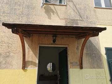 Pensillina tettoia in legno giardino