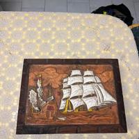 Vintage porta oggetti in legno