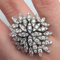 ANELLO ORO DIAMANTI FIOCCO