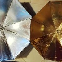 Copia Ombrelli da Studio Oro/Argento 90/101cm