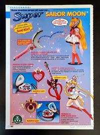 Sailor Moon pubblicitá catalogo Giochi Preziosi