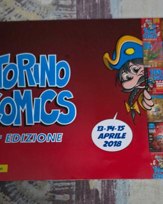 Folder filatelico Torino Comics 2018
