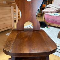 Sedie in legno tipo rustico