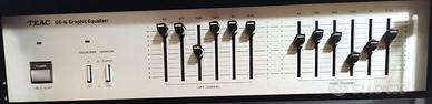 Equalizzatore grafico vintage TEAC GE-6 stereo