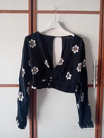 camicetta crop Zara  xs