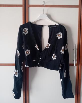 camicetta crop Zara  xs