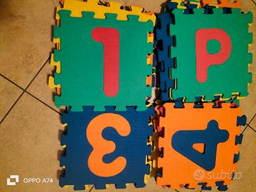 tappeto puzzle per bambini 